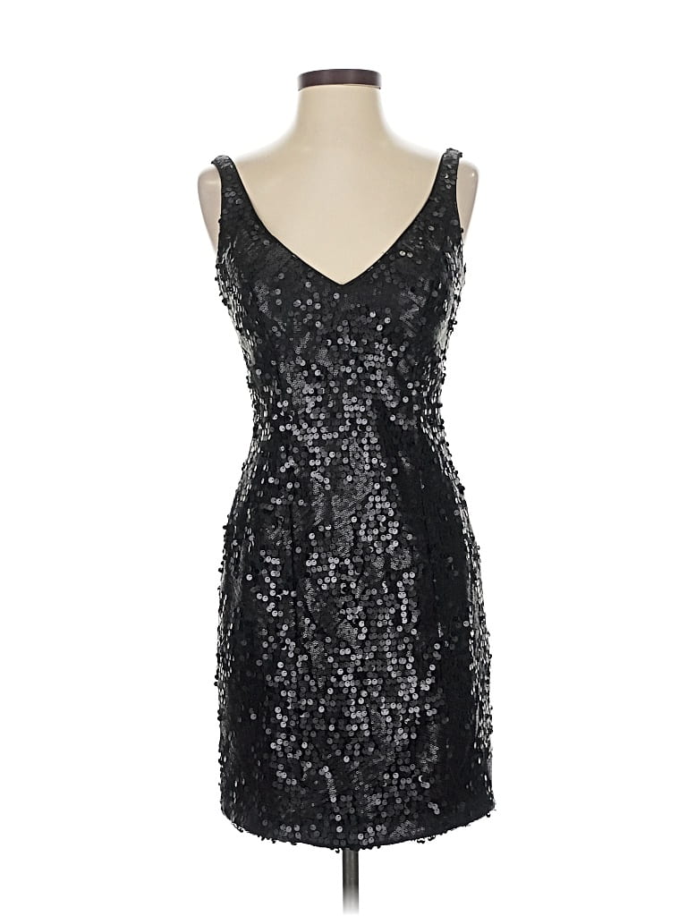 Pre-owned Aidan Mattox Cocktail Dress In Black