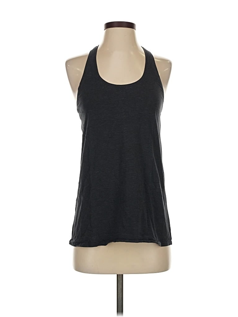 Pre-owned Lululemon Athletica Tank Top Blue Halter Neckline Tops