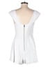 Alice + Olivia 100% Polyester Solid White Romper Size 8 - photo 2