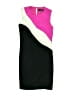 Magaschoni 100% Polyester Color Block Black Cocktail Dress Size 0 - photo 1