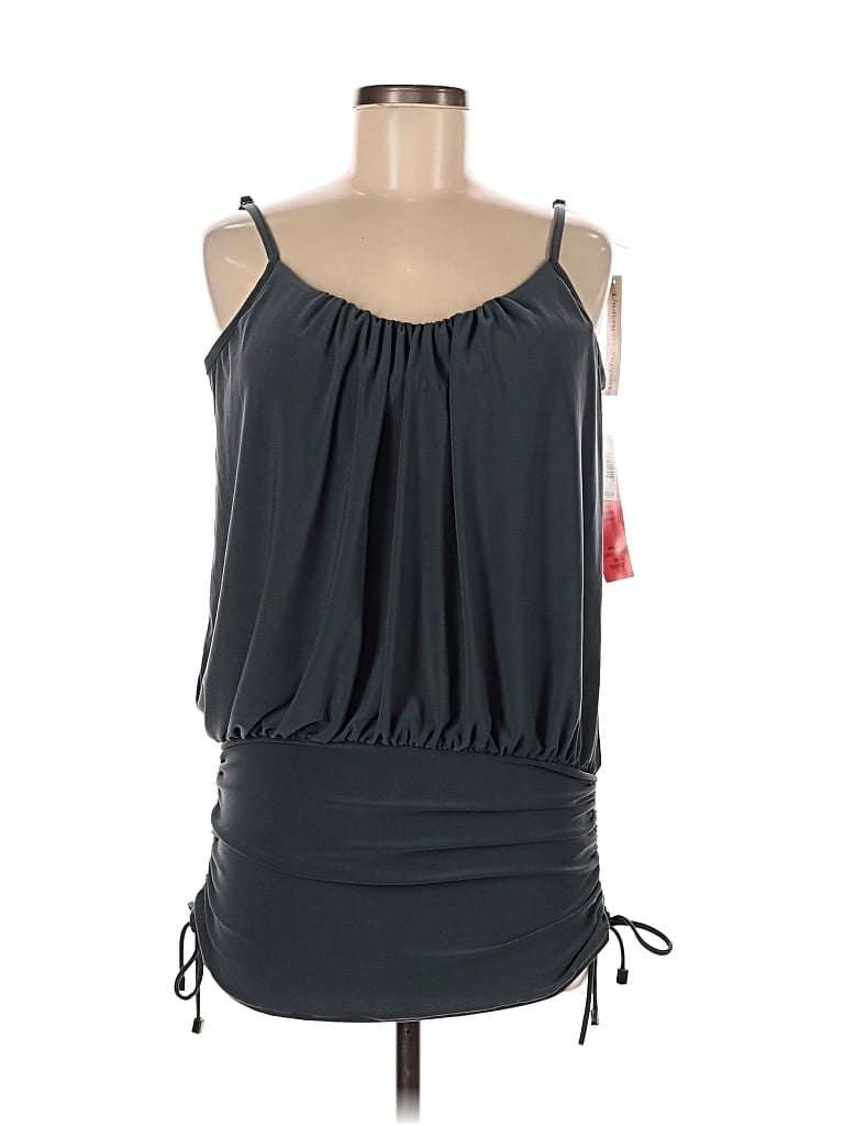 Pre-owned Magicsuit Tank Top Gray Strapless Neckline Tops
