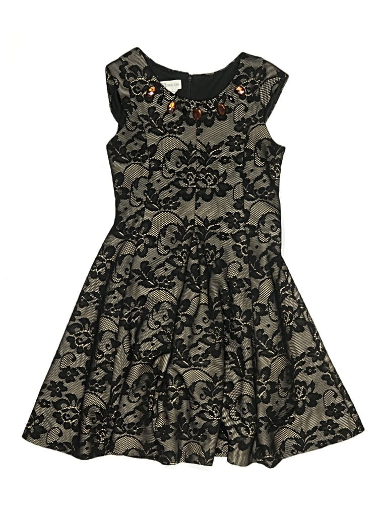 Click to view more detailed imagery on our partner's website Pre-owned Bonnie Jean Cocktail Dress In Black