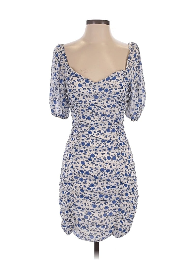 Click to view more detailed imagery on our partner's website Pre-owned All In Favor Casual Dress In Blue