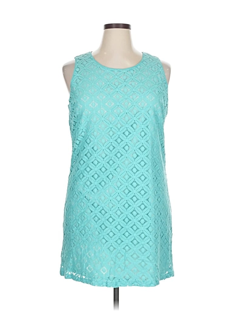 Click to view more detailed imagery on our partner's website Pre-owned Apt. 9 Casual Dress In Blue