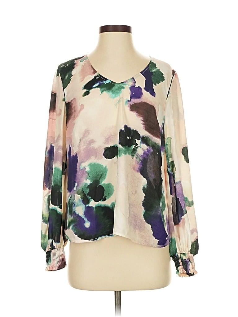 CABI Pre-owned 3/4 Sleeve Blouse In White