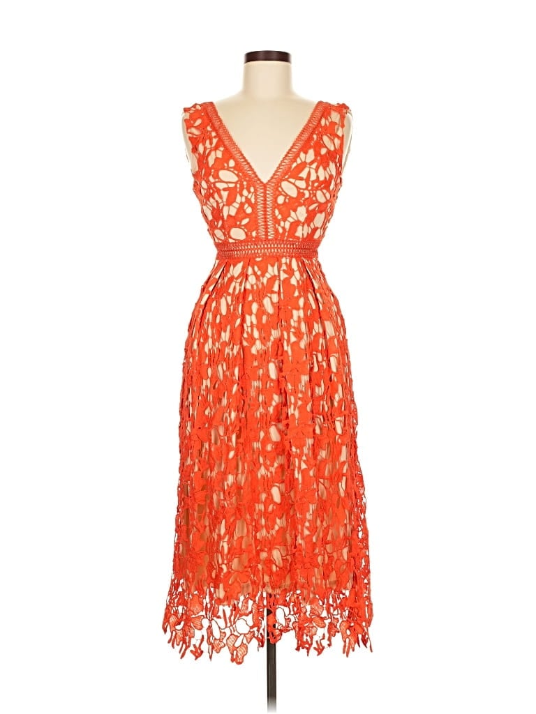 Pre-owned Gianni Bini Cocktail Dress In Orange