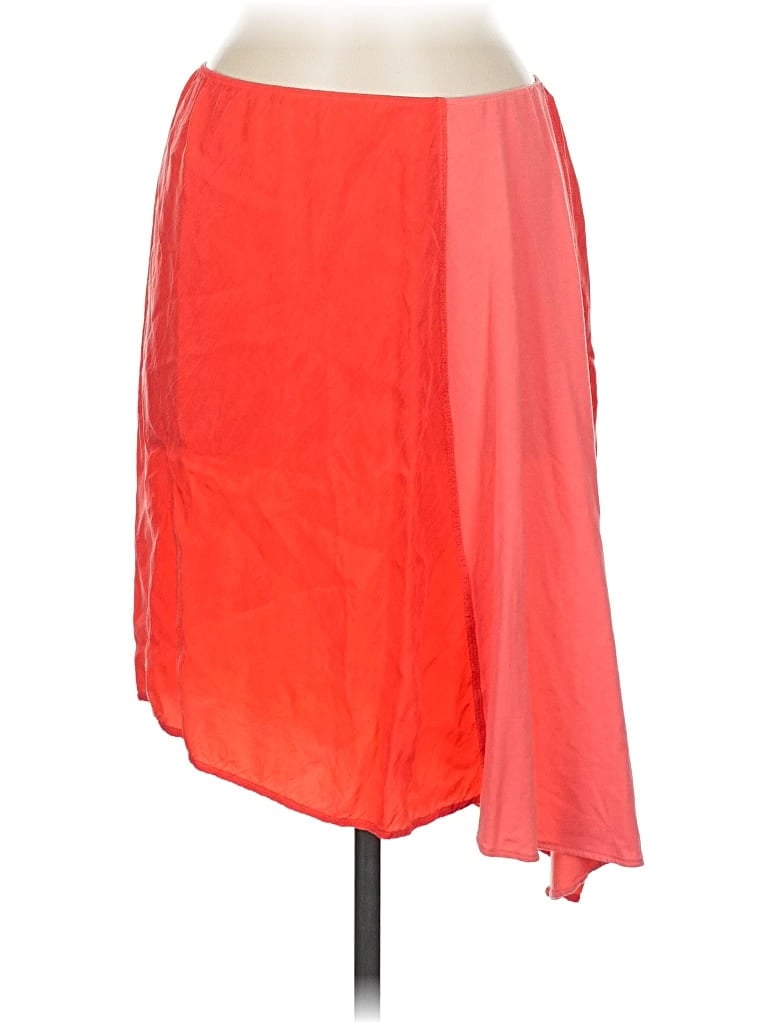 Pre-owned James Perse Formal Skirt In Orange
