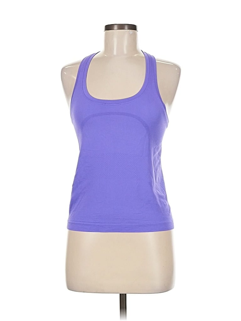 Pre-owned Lululemon Athletica Active Tank Top In Purple