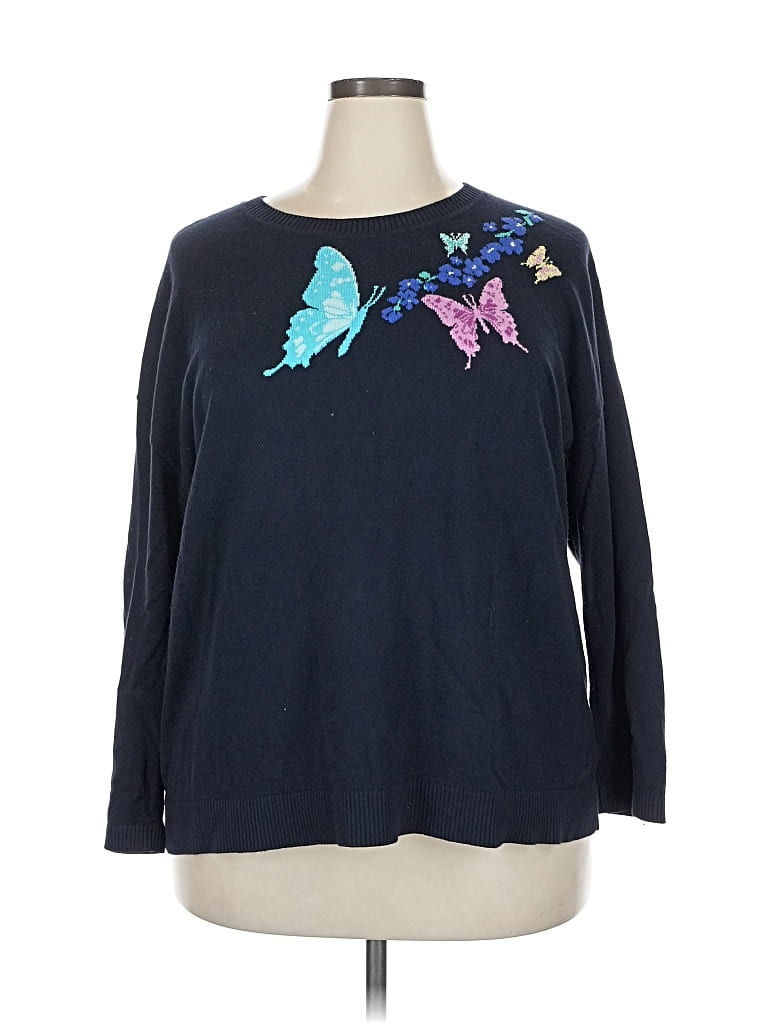 Pre-owned Talbots Sweatshirt In Blue