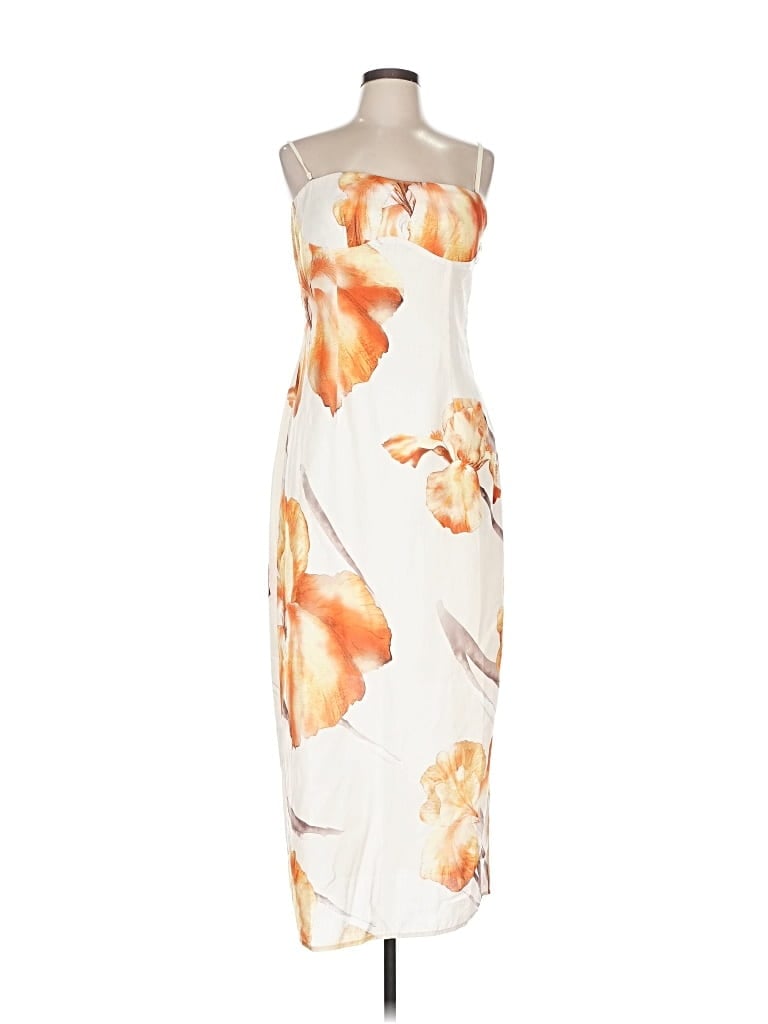 Pre-owned Commense Cocktail Dress In White