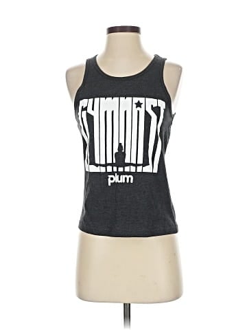 Plum Sleeveless T-Shirt (view 1)