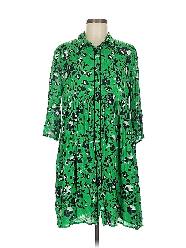 Pre-owned Ba&sh Casual Dress In Green