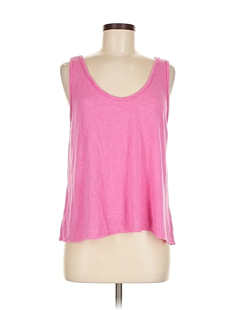 Click to view more detailed imagery on our partner's website Pre-owned Treasure & Bond Tank Top Pink Strapless Neckline Tops