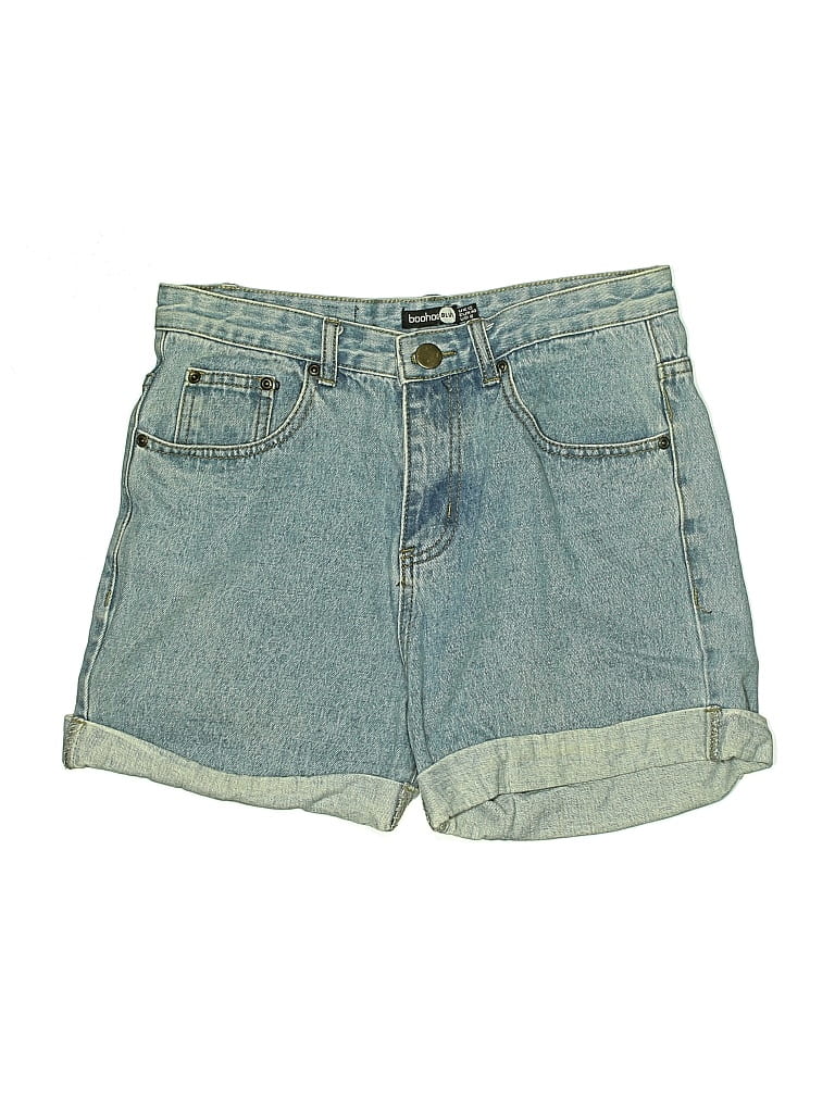 BOOHOO Pre-owned Denim Shorts In Blue