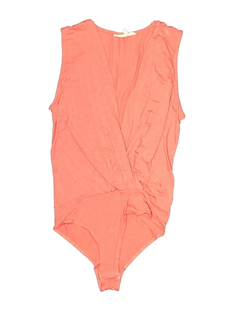 Pre-owned Wasabi + Mint Bodysuit In Orange