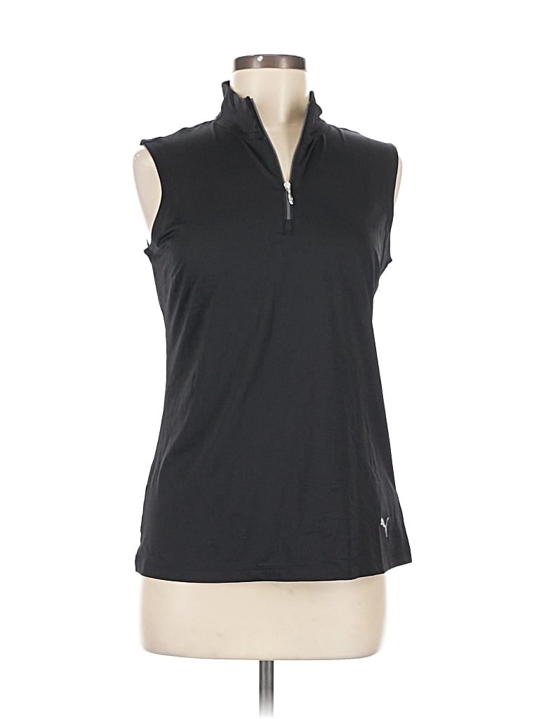 Pre-owned Puma Sleeveless T-shirt In Black