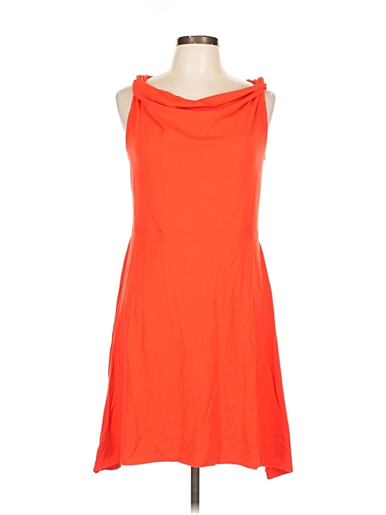 Pre-owned Ann Taylor Casual Dress In Orange