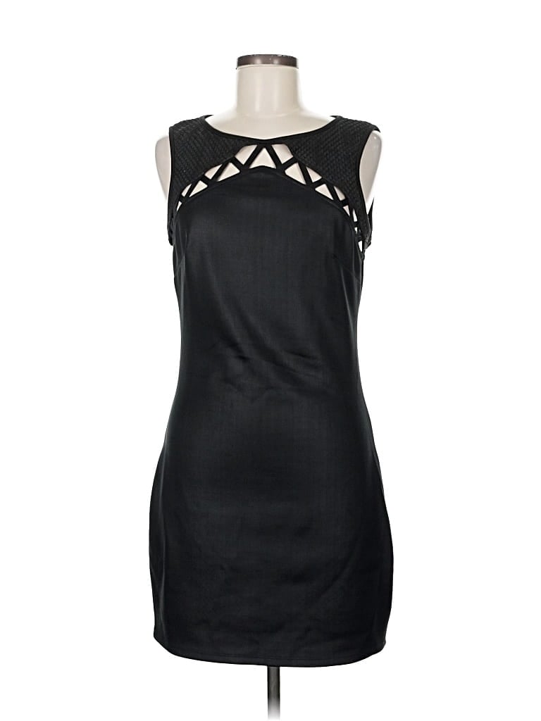 Pre-owned Bebe Cocktail Dress In Black