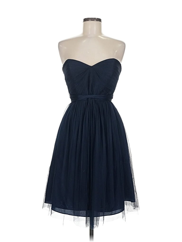 Pre-owned Jenny Yoo Collection Cocktail Dress In Blue