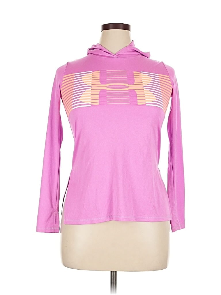 Pre-owned Under Armour Sweatshirt In Pink