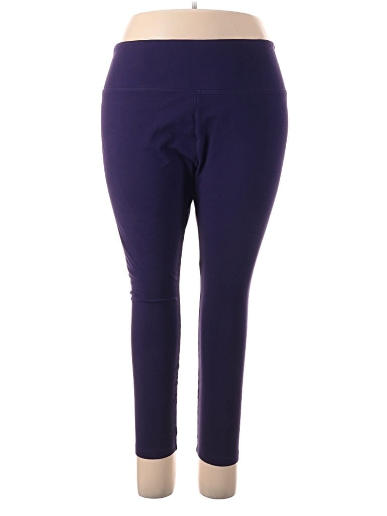Pre-owned Simply Vera Vera Wang Active Pants In Purple