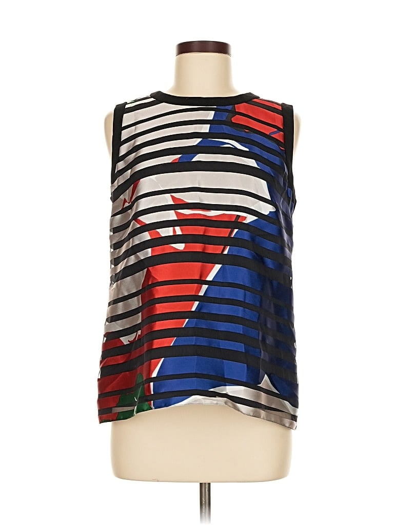 Pre-owned Boss By Hugo Boss Sleeveless Blouse In Blue