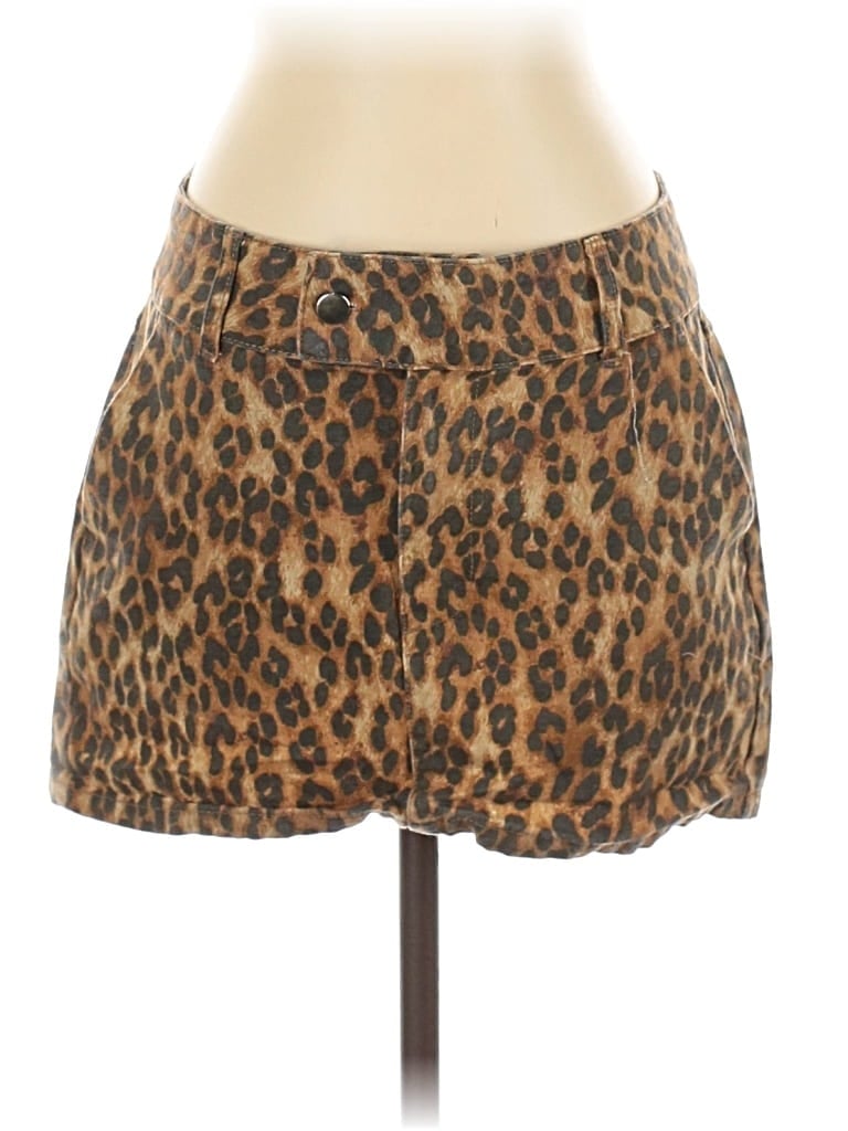 Pre-owned Divided By H&m Casual Skirt In Brown