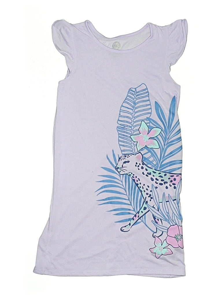 Pre-owned Wonder Nation Kids' Dress In Purple