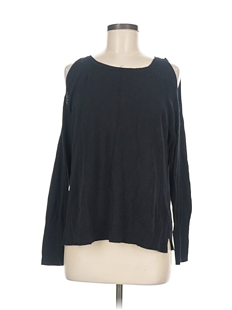 Pre-owned Vince Camuto Pullover Sweater In Black
