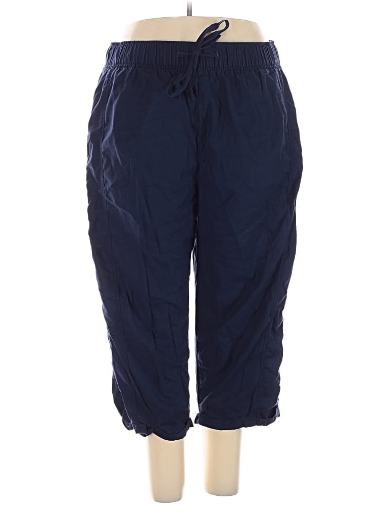 Pre-owned Lane Bryant Casual Pants In Blue