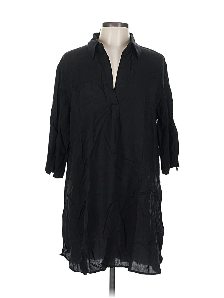 Pre-owned Ekouaer Casual Dress In Black