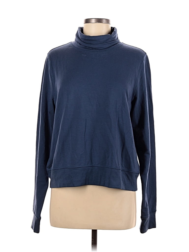 Pre-owned Athleta Sweatshirt In Blue