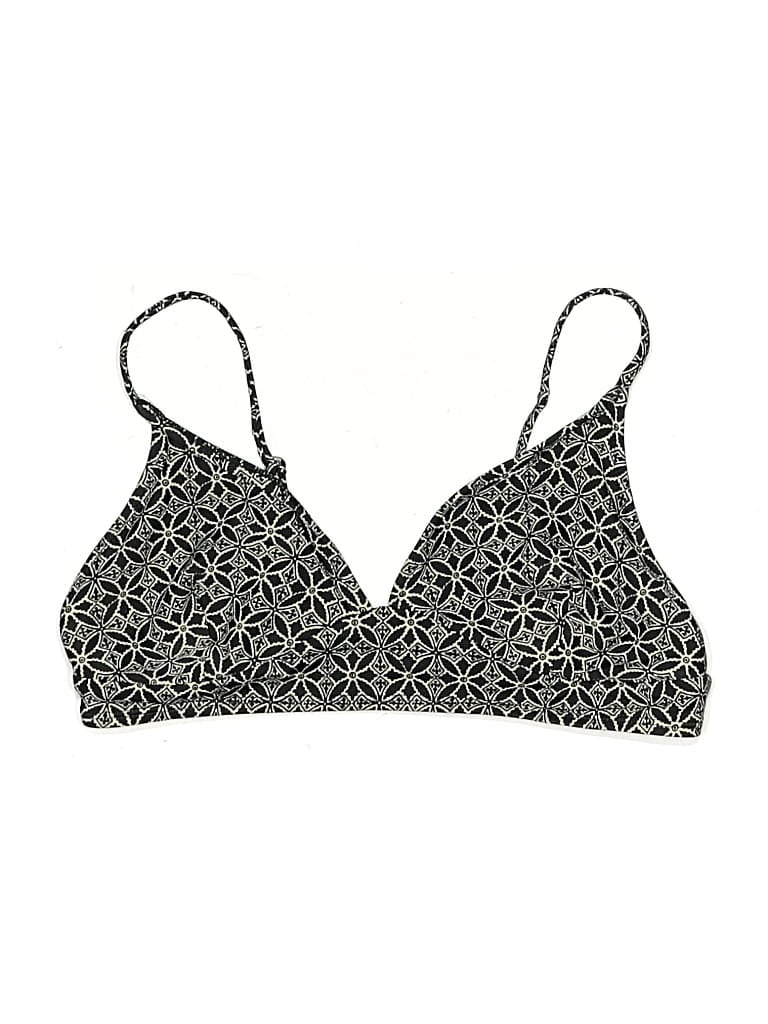 Pre-owned Old Navy Swimsuit Top Black Paisley Pattern Swimwear