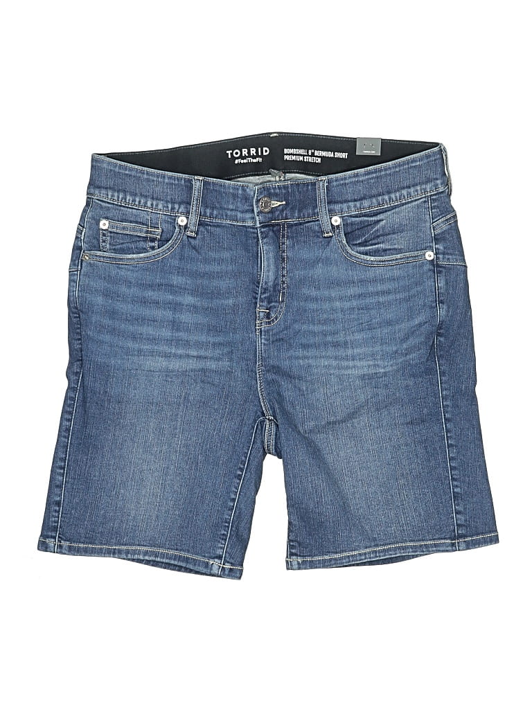 Torrid Denim Shorts In Blue