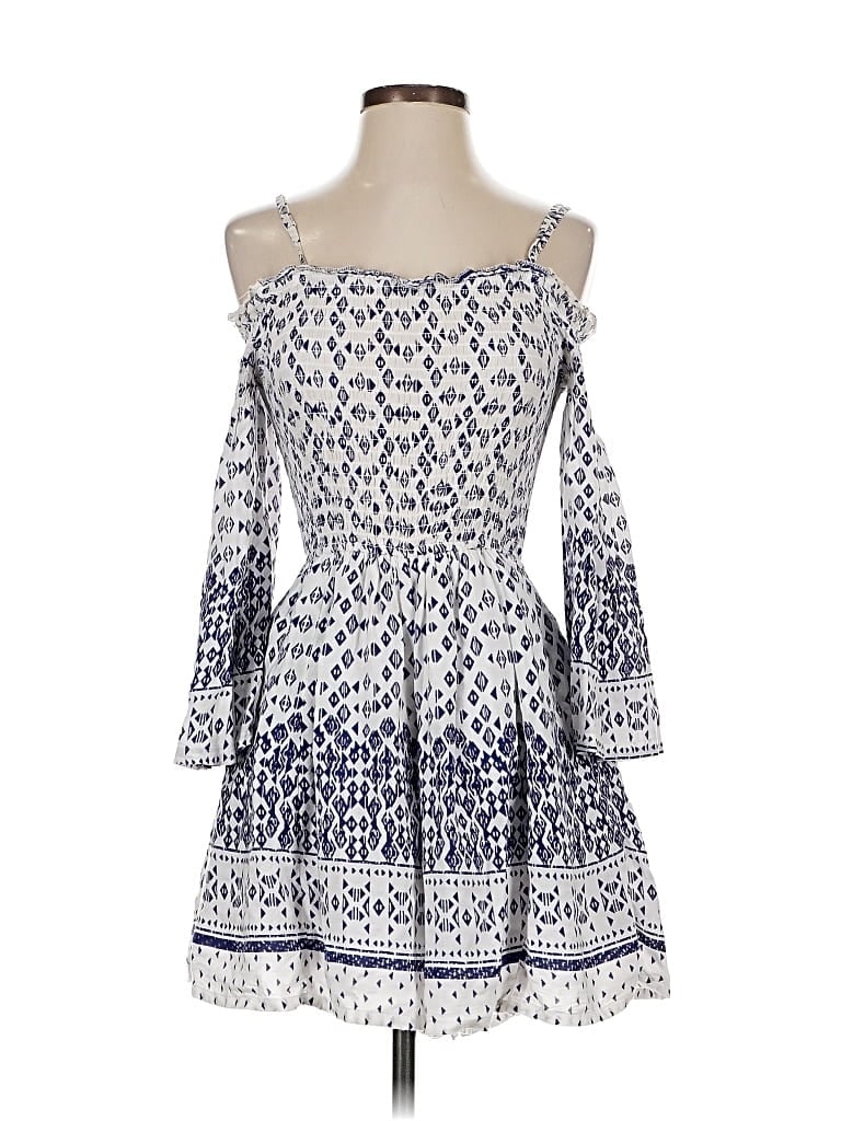 Pre-owned Assorted Brands Casual Dress In Blue