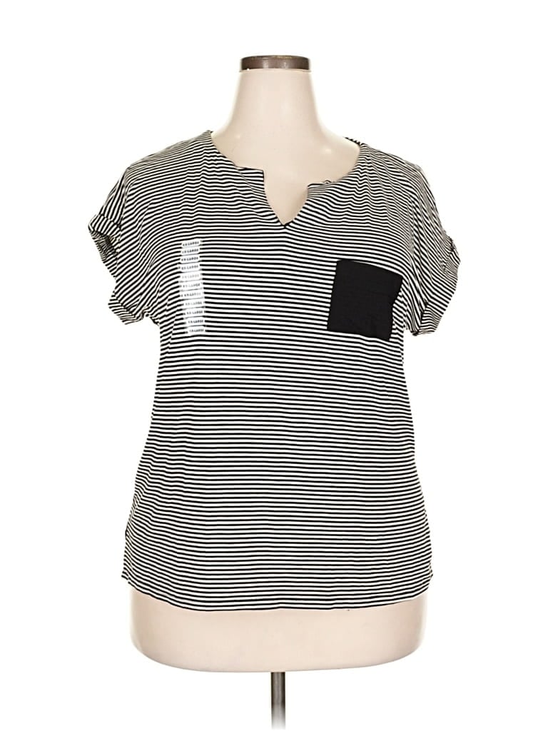 Pre-owned Chelsea & Theodore Short Sleeve T-shirt In Gray