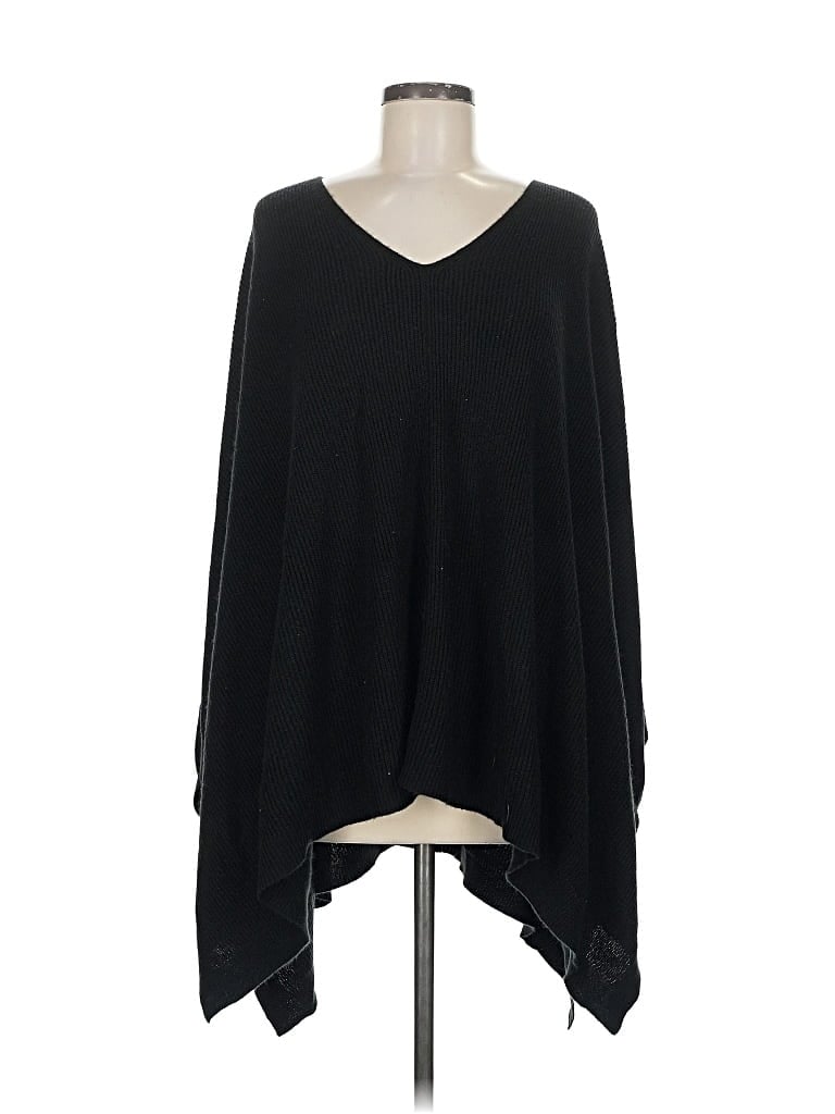 Pre-owned A New Day Poncho In Black