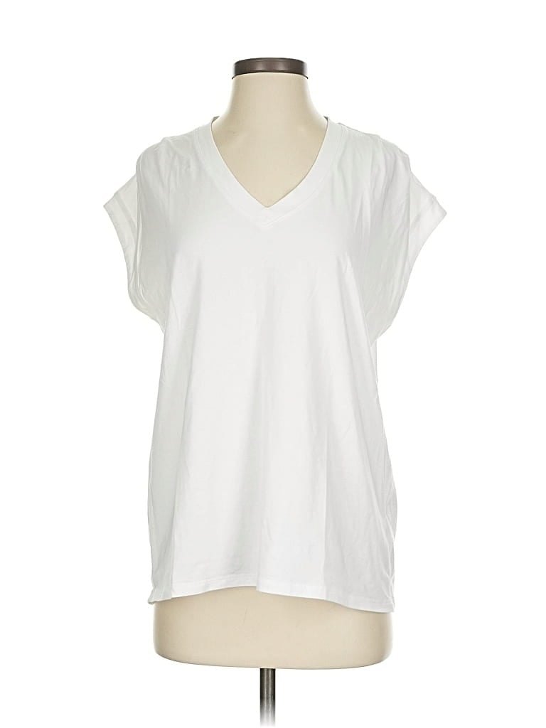 Click to view more detailed imagery on our partner's website Pre-owned Athleta Sleeveless T-shirt In White