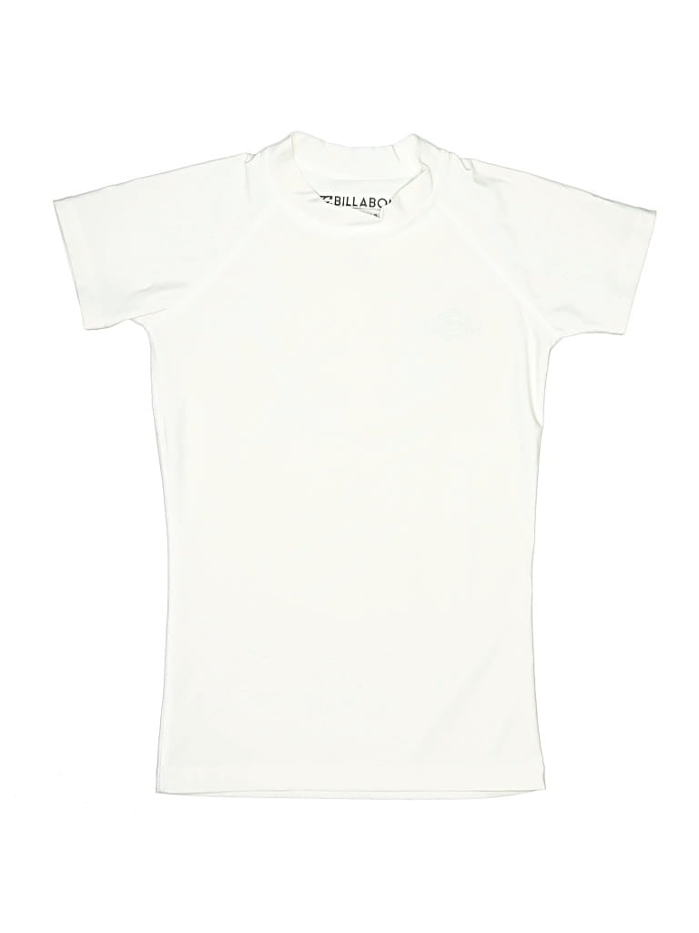 Click to view more detailed imagery on our partner's website Pre-owned Billabong Kids' Short Sleeve T-shirt In White