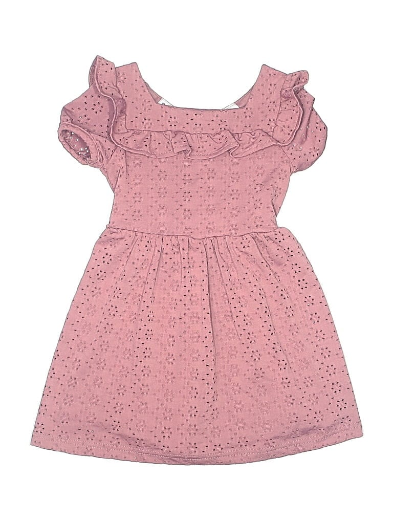 Pre-owned Blueberi Boulevard Kids' Dress In Pink