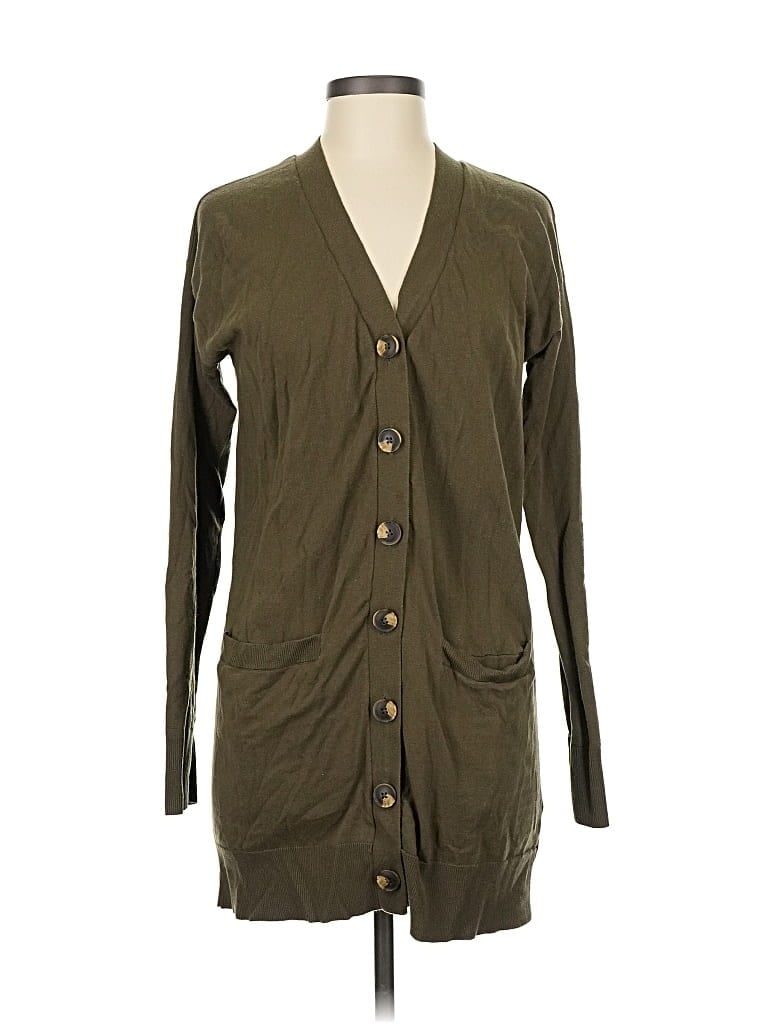 Pre-owned Sanctuary Cardigan Sweater In Green