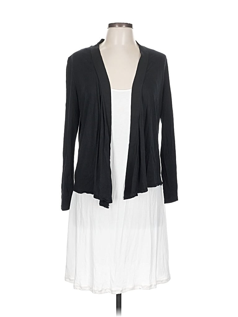 Pre-owned Ann Taylor 3/4 Sleeve T-shirt In Black