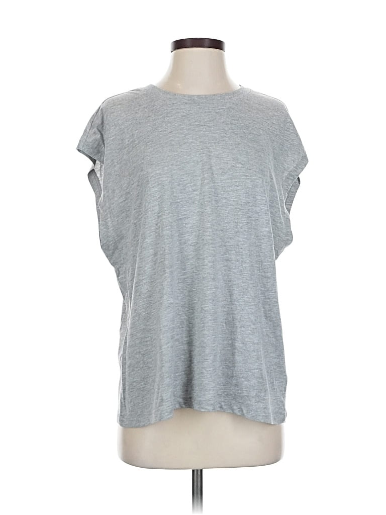 Pre-owned H&m Short Sleeve T-shirt In Gray