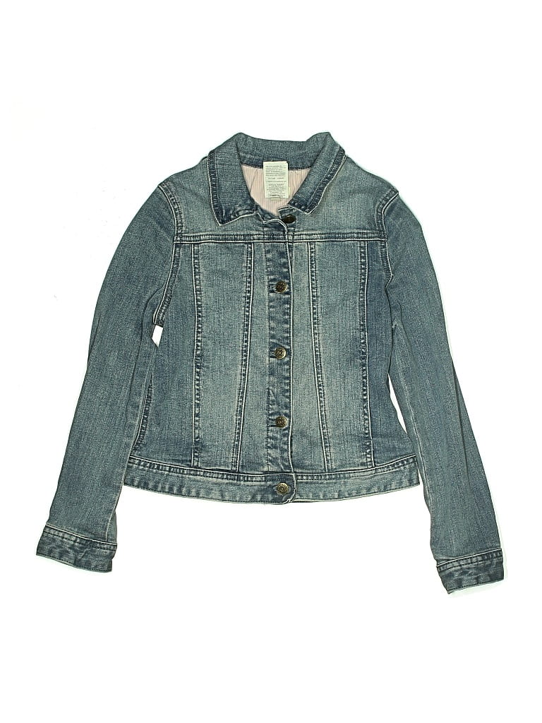 Pre-owned Crewcuts Outlet Kids' Denim Jacket In Blue