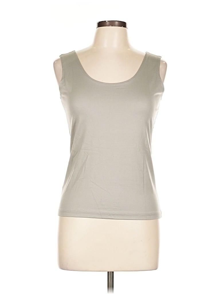 A'NUE LIGNE Pre-owned Sleeveless T-shirt In Gray