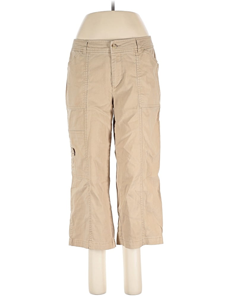 Pre-owned St. John's Bay Cargo Pants In Brown