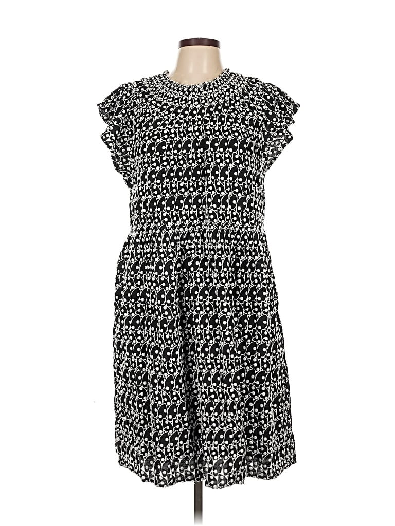 Pre-owned Ann Taylor Loft Casual Dress In Black
