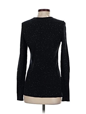 Aqua Cashmere Pullover Sweater (view 2)
