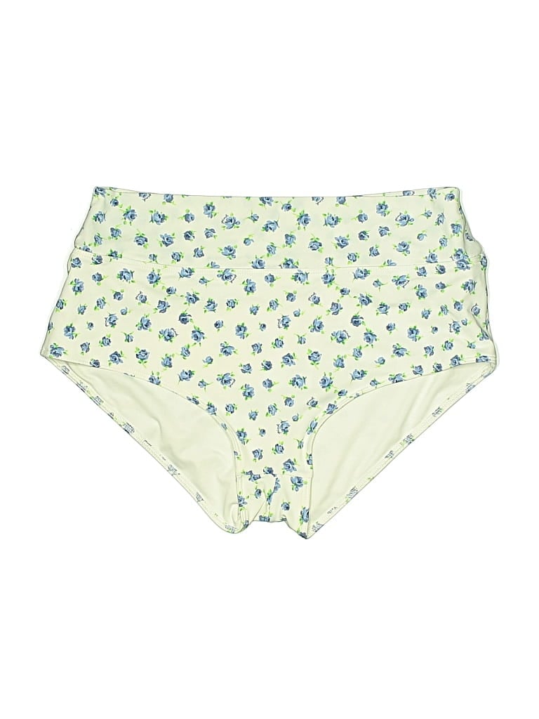 Pre-owned Victoria's Secret Pink Swimsuit Bottoms In Green