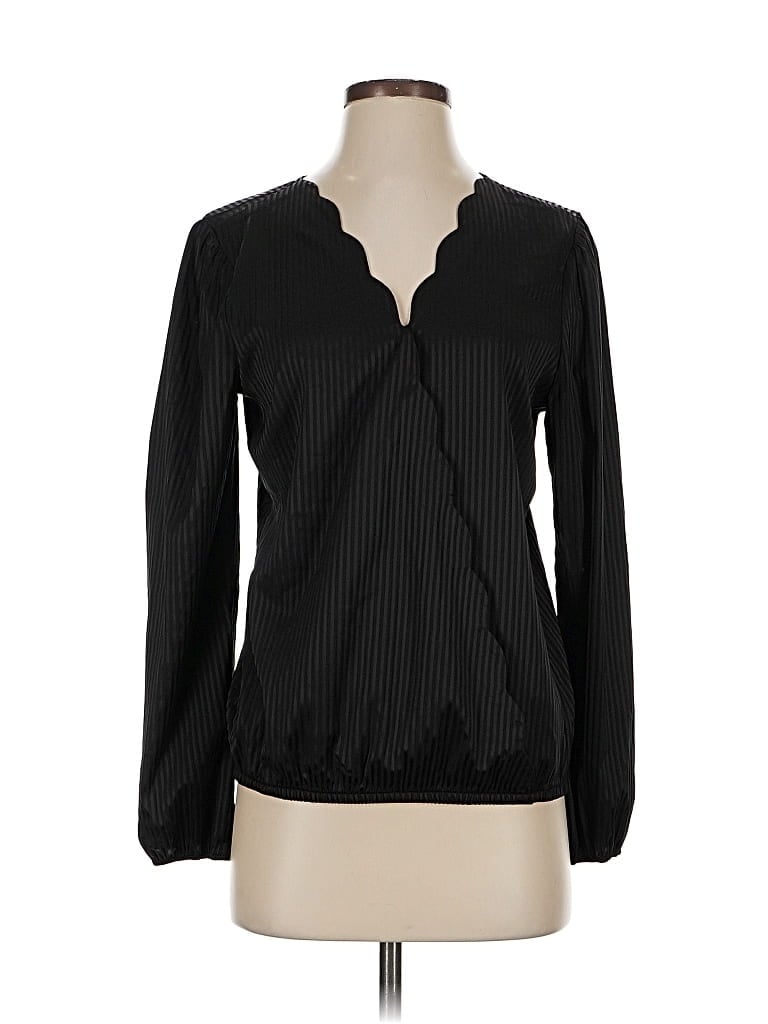 Pre-owned Nine Britton Long Sleeve T-shirt In Black